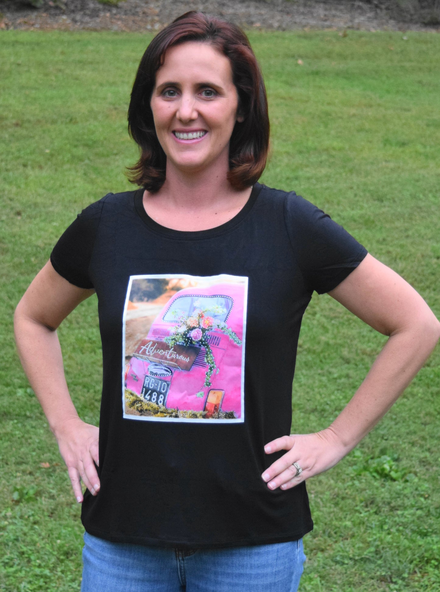 Adventure crystal tee shirt