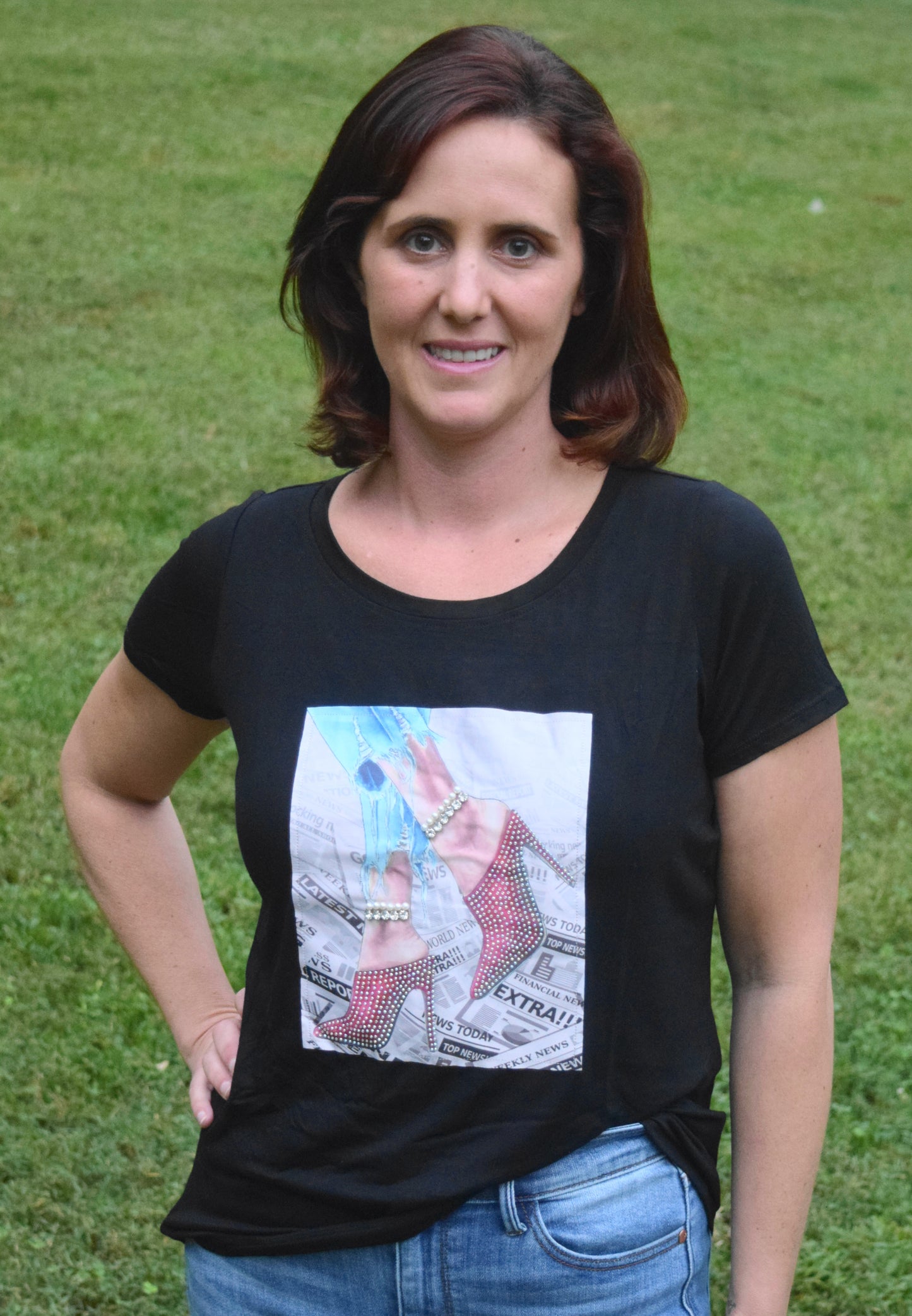 Bling Shoe Tee Shirt