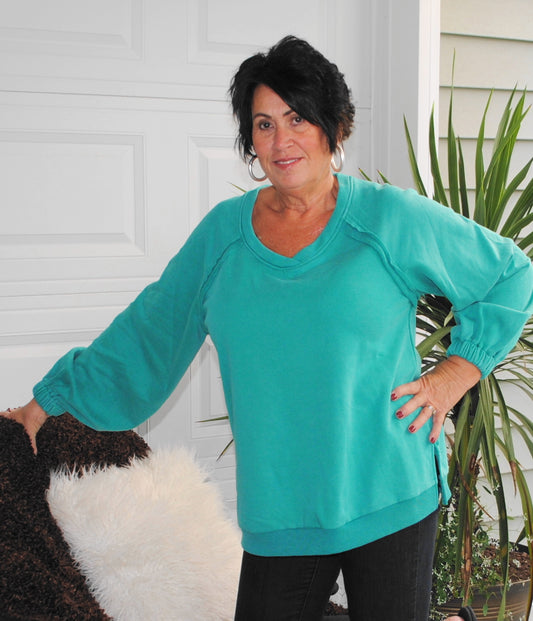 Lattice Back Sweatshirt