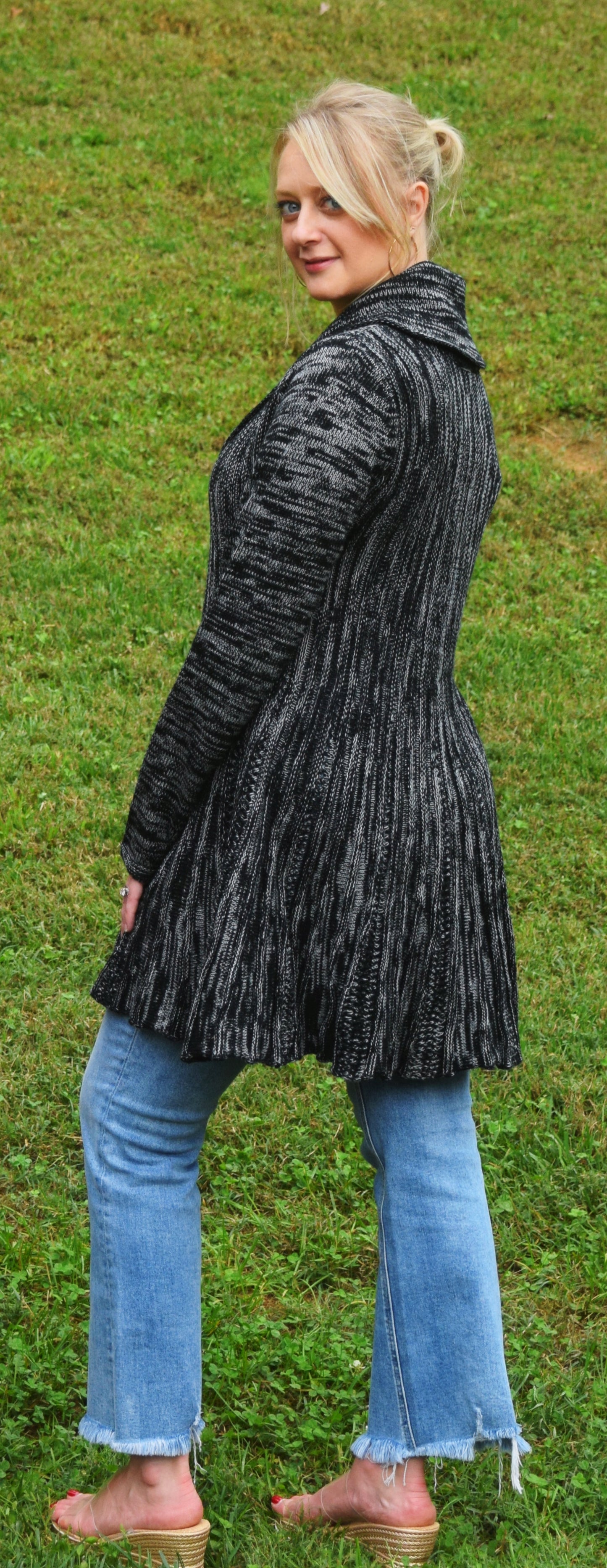 Marled Cardigan Sweater