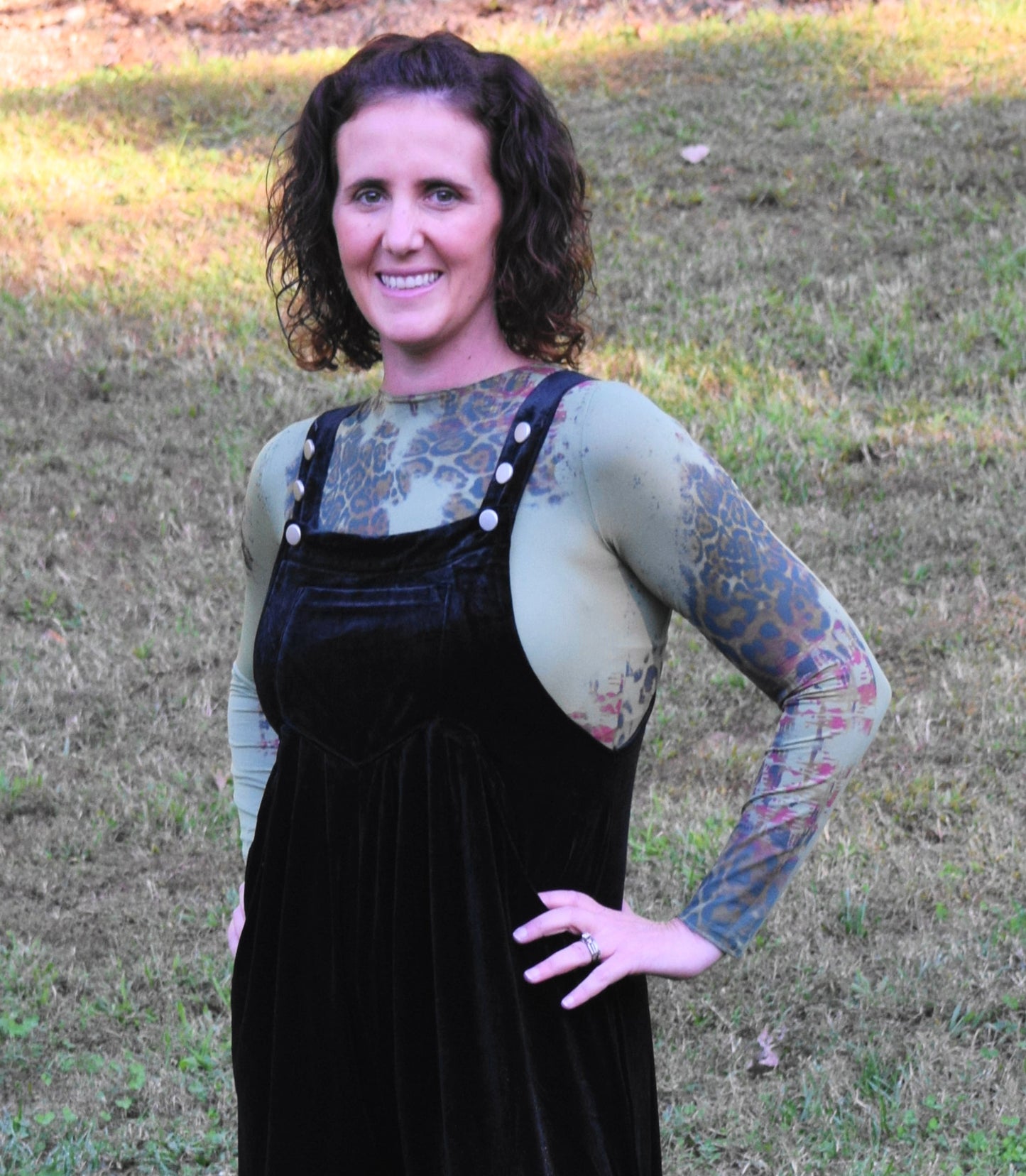 Long Sleeve Mesh Tee Shirt