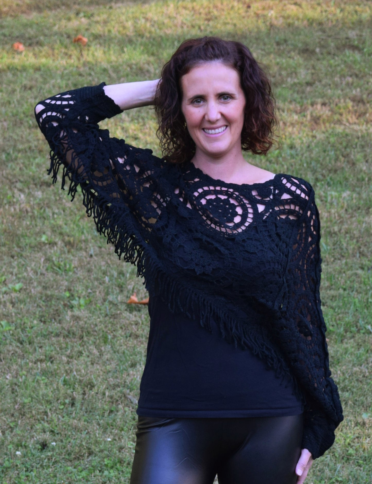 Crochet Fringe Sweater