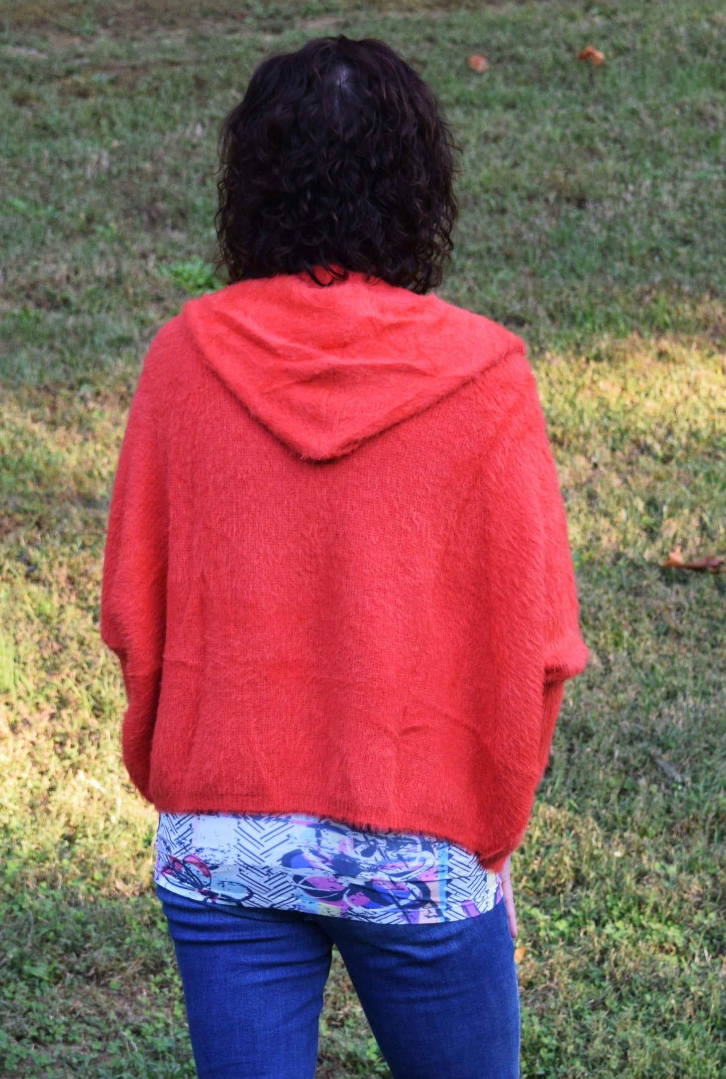 Soft Fuzzy Sweater Hoodie Cardigan