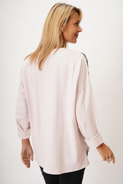 Pink Camo Sequin Star Top