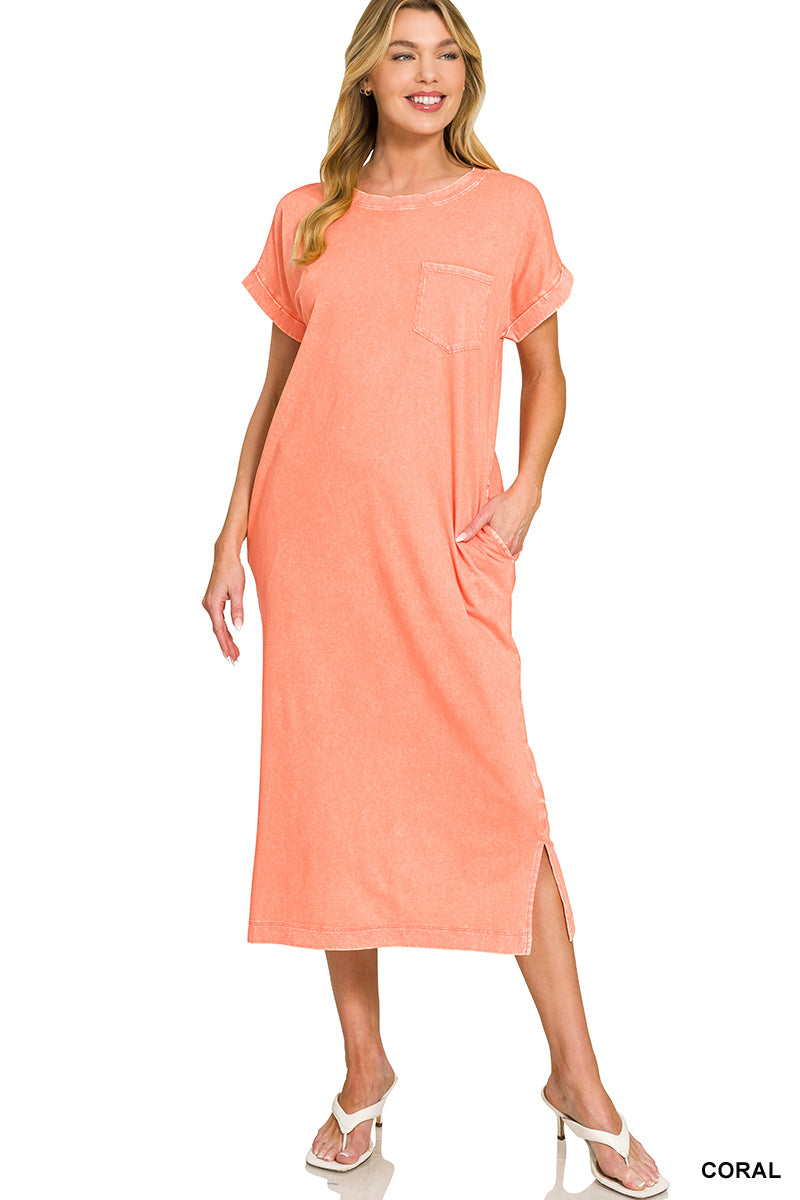 Exposed Seam  T-Shirt Dess