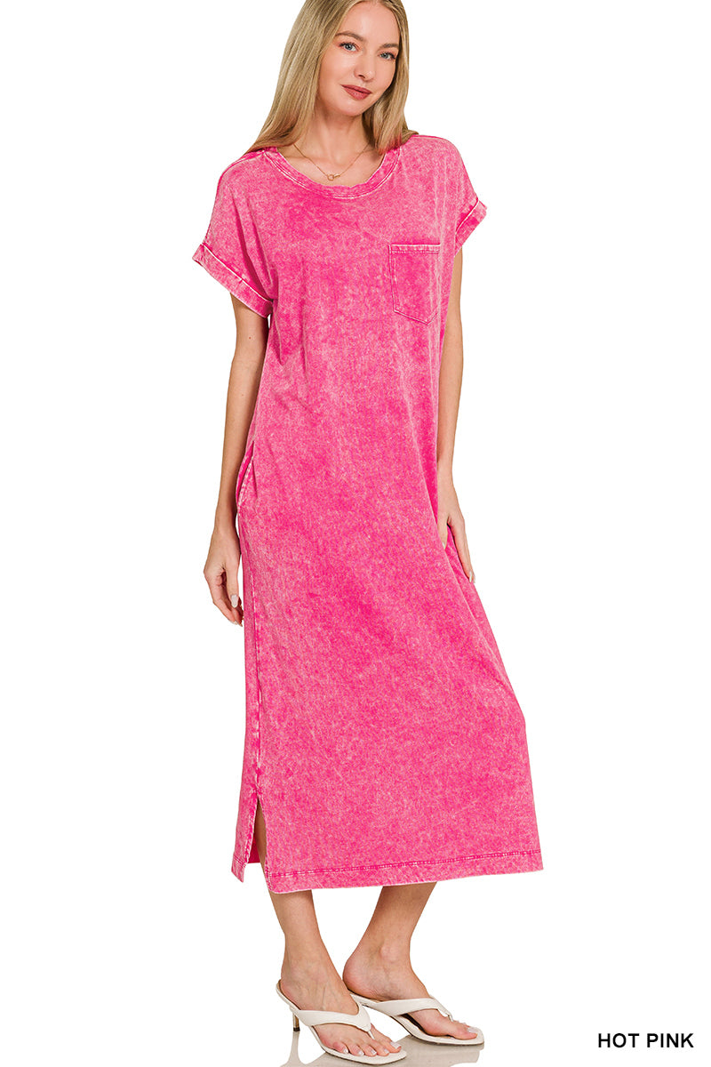 Exposed Seam  T-Shirt Dess