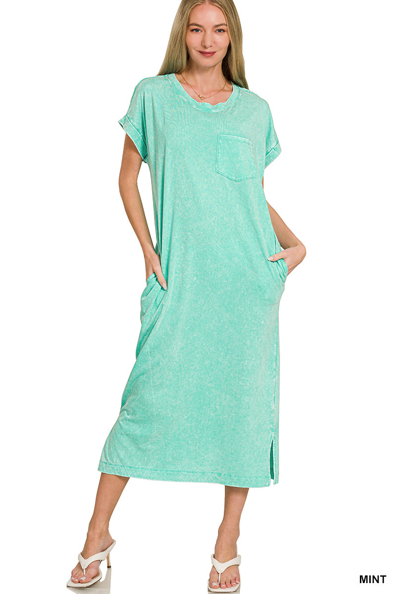 Exposed Seam  T-Shirt Dess