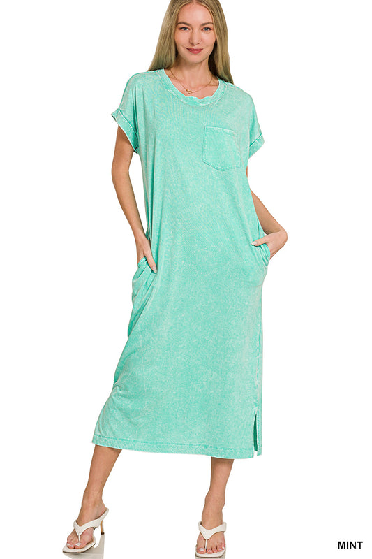 Exposed Seam  T-Shirt Dess