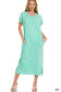 Exposed Seam  T-Shirt Dess
