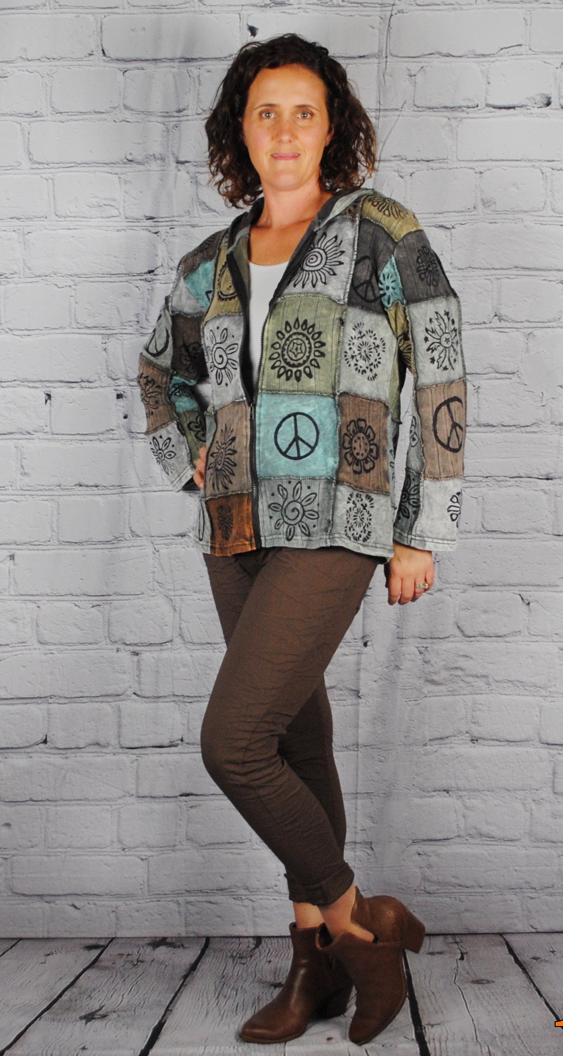 Peace Patchwork Jacket