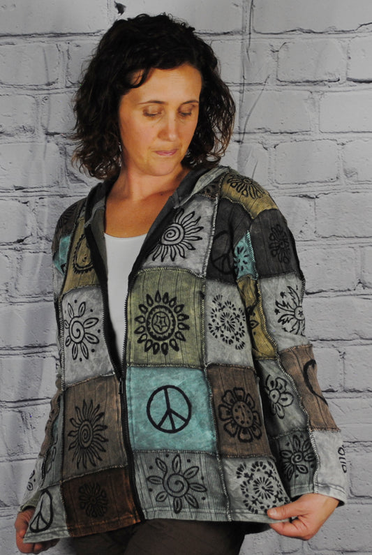 Peace Patchwork Jacket