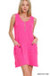 Ribbed Knit Button Front Dress  (6 colors)