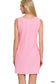 Ribbed Knit Button Front Dress  (6 colors)