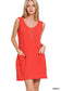 Ribbed Knit Button Front Dress  (6 colors)