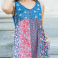 Denim Yoke Patchwork Dress