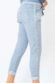 Silver Stud Jegging Pant